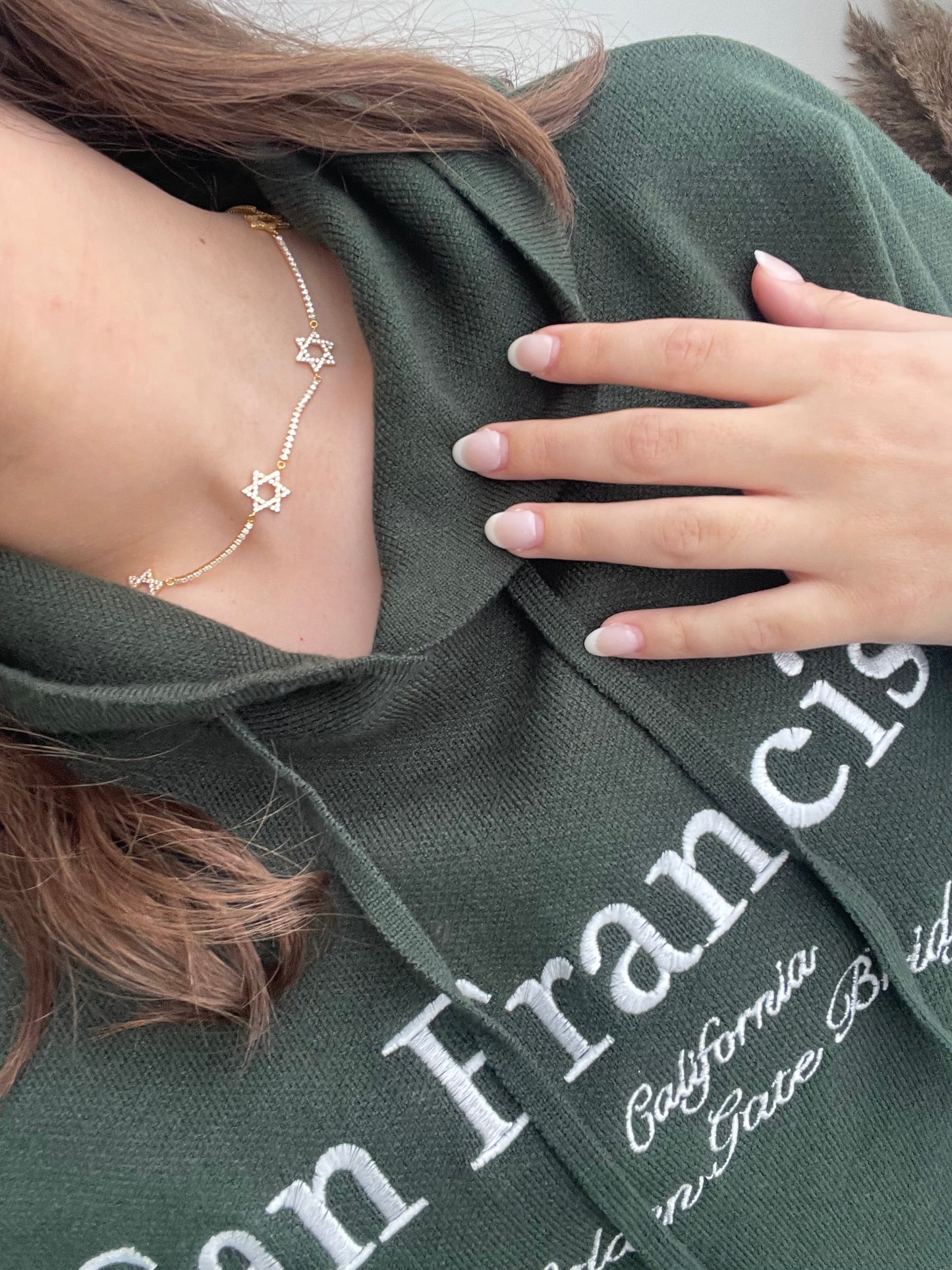 Star of David Tennis Necklace