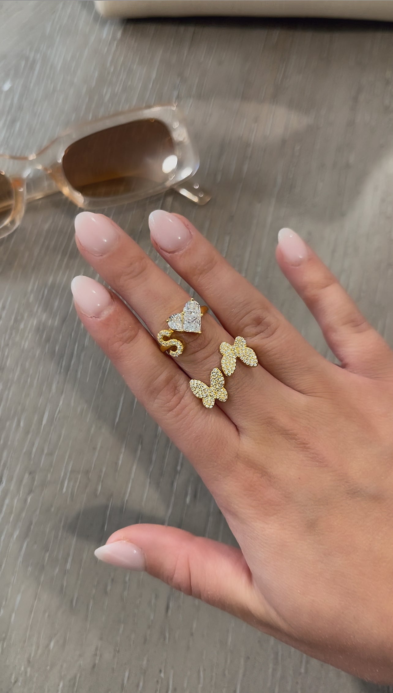 Butterfly Adjustable Ring