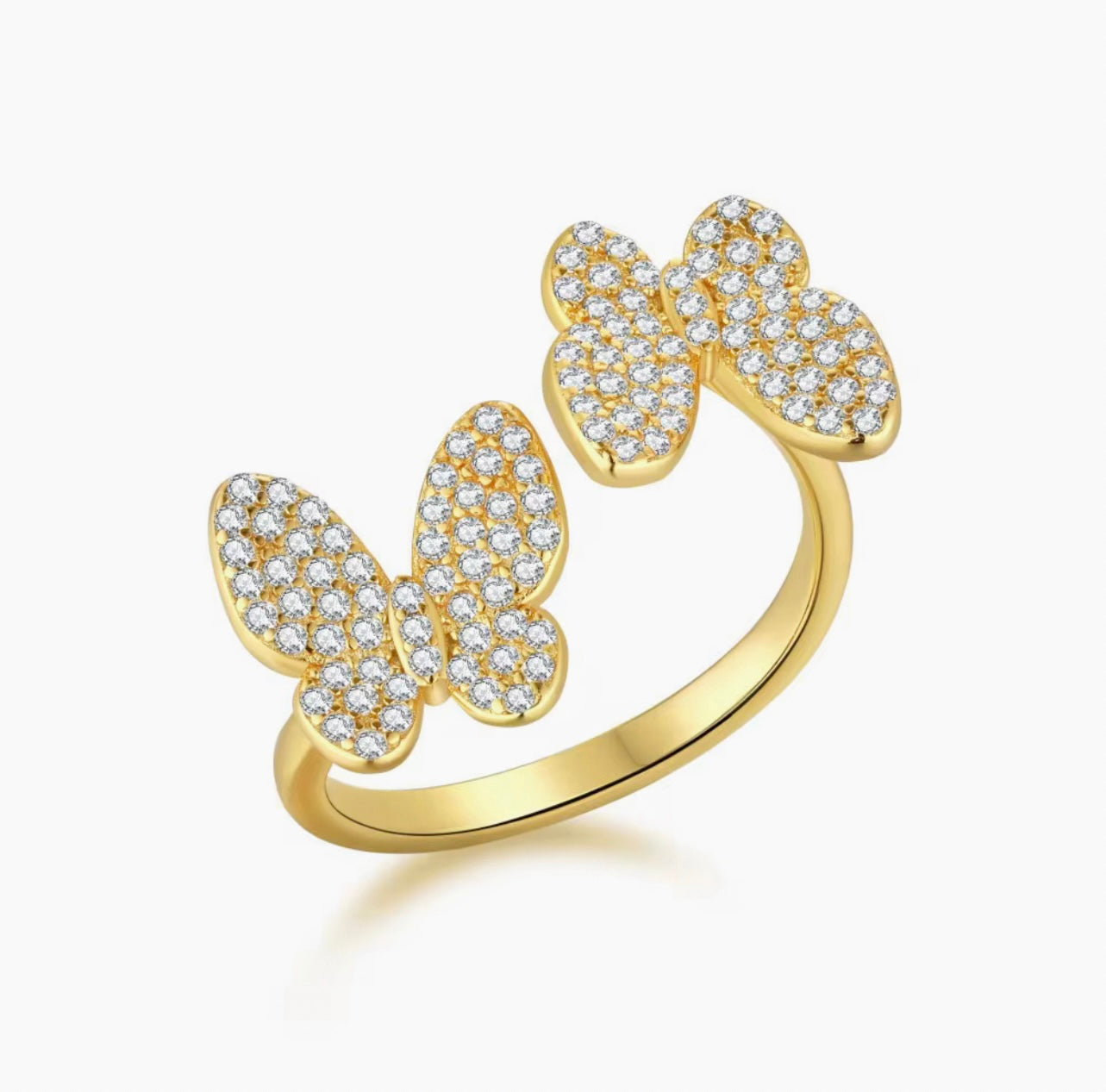 Butterfly Adjustable Ring