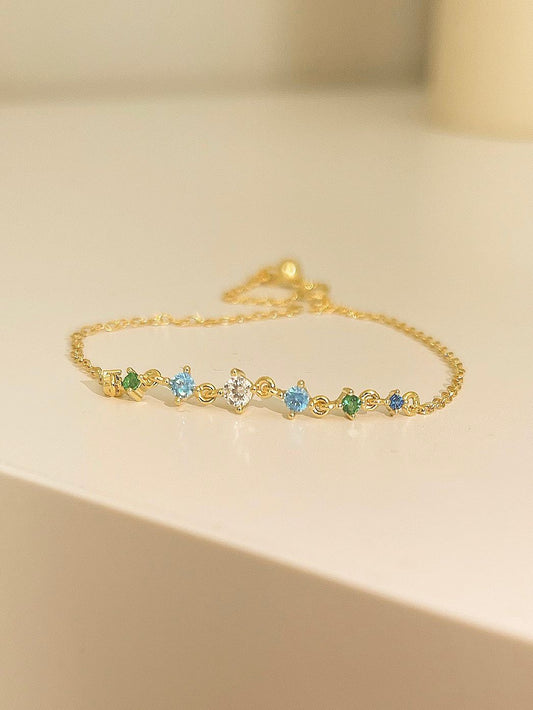 Aqua Adjustable Bracelet